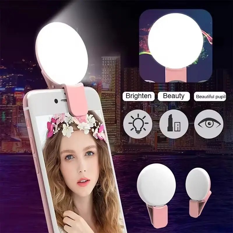 Photography Lighting Game - Портативная мини-светодиодная кольцевая лампа для селфи