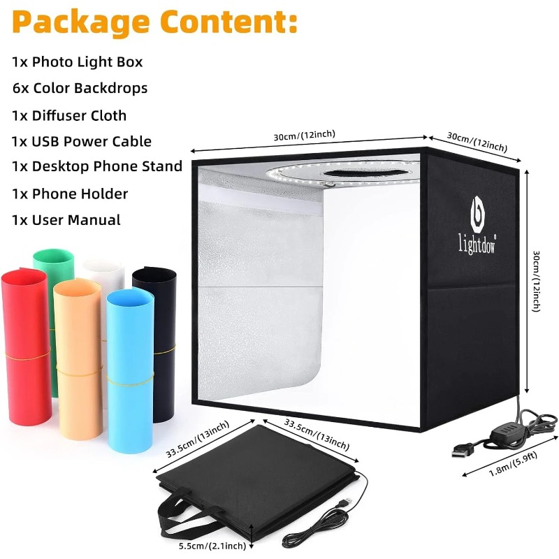 Фотостудийный набор Lightdow P – обзор и цена Photography Lighting Kit Portable